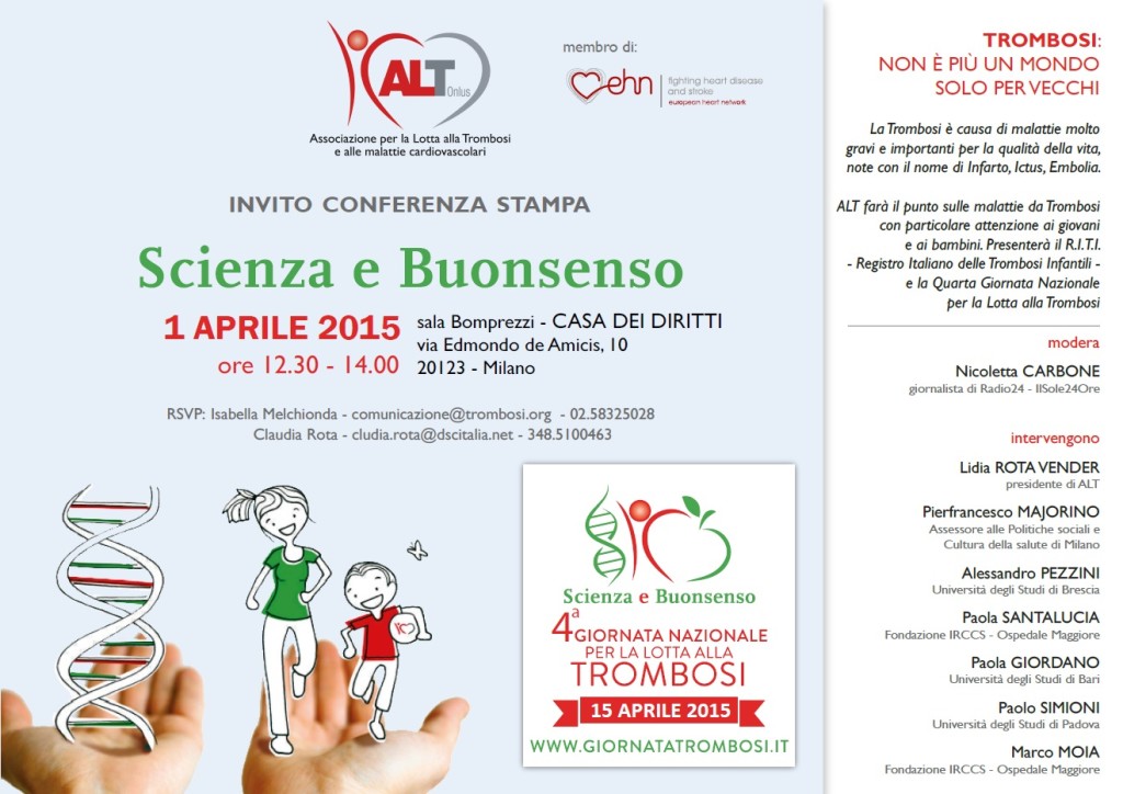 Conferenza stampa ALT Scienza e Buonsenso