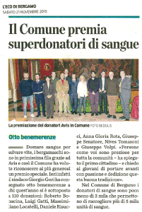 premiati in comune